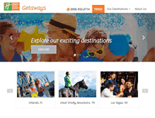 Tablet Screenshot of hcvgetaways.com